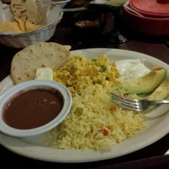 Ana's Platter at "El Sombrerito" in Beltsville, Maryland